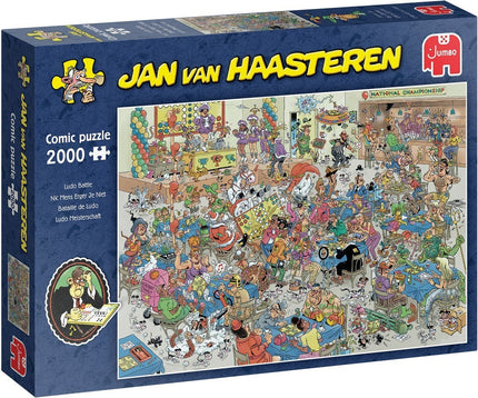 Jumbo Jan van Haasteren – NK Mens erger je Niet Puzzel 2000 Stukjes