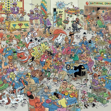 Jumbo Jan van Haasteren – NK Mens erger je Niet Puzzel 2000 Stukjes