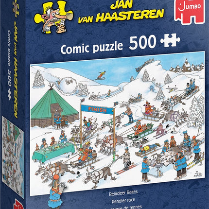 Jumbo Jan van Haasteren - Rendier Race Puzzel 500 Stukjes