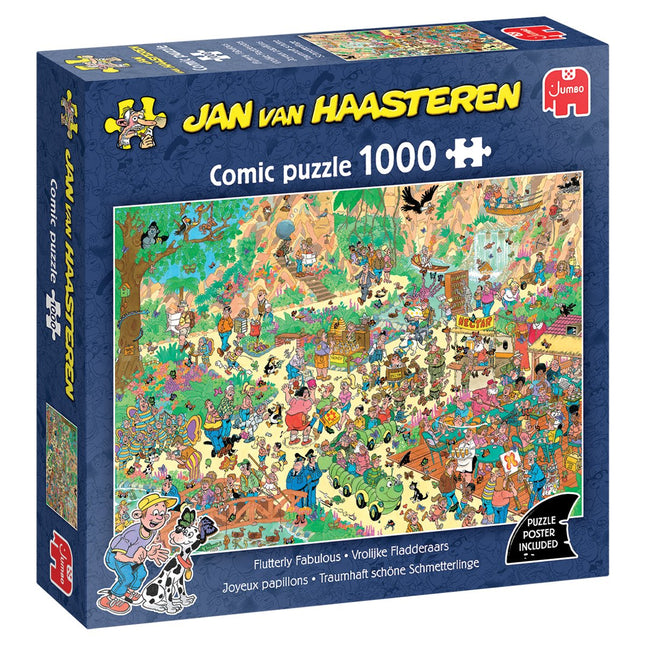 Jumbo Jan Van Haasteren -  Vrolijke Fladderaars Puzzel 1000 stukjes