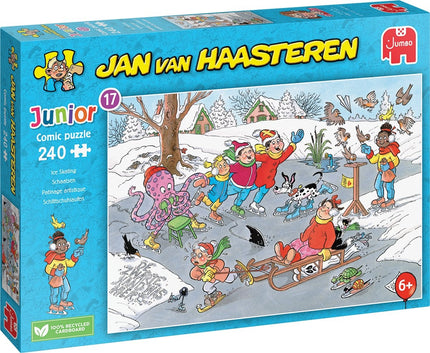 Jumbo Schaatsen  - Jan van Haasteren Junior Puzzel 240 Stukjes
