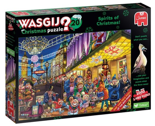 Jumbo Wasgij Christmas 20  - Geesten van Kerstmis Puzzel 2x 1000 stukjes