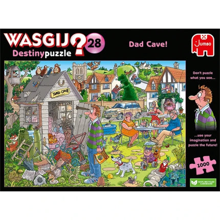 Jumbo Wasgij Destiny 28 De Mancave van Pa! Puzzel 1000 stukjes