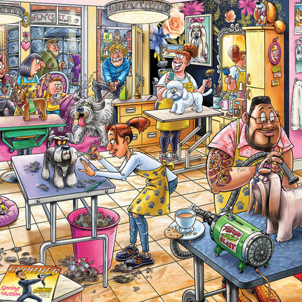Jumbo Wasgij Mystery 23 Hondensalon Puzzel 1000 stukjes