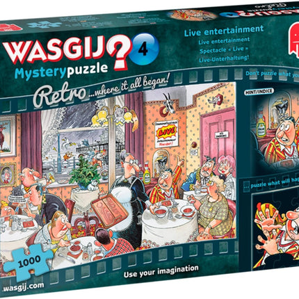 Jumbo Wasgij Mystery 4 Live Entertainment Puzzel 1000 stukjes