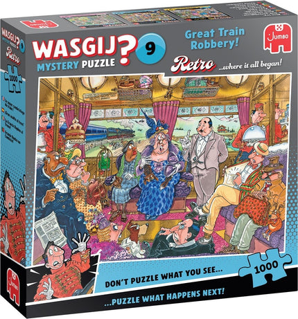 Jumbo Wasgij Mystery 9 De Grote Treinroof! Puzzel 1000 stukjes