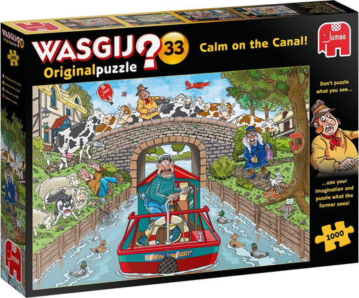 Jumbo Wasgij Original 33 Calm on the Canal Puzzel 1000 stukjes