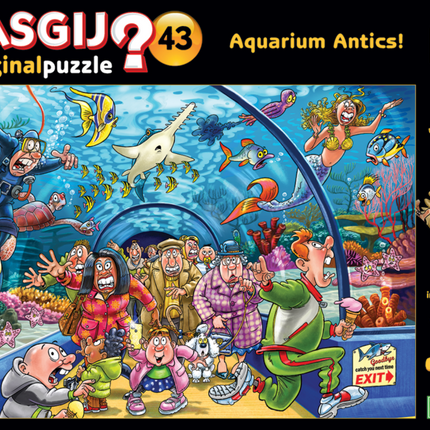 Jumbo Wasgij Original 43 Aquarium Antics Puzzel 1000 stukjes