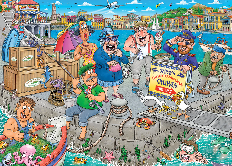 Jumbo Wasgij Original 47 De boot in! Puzzel 1000 stukjes