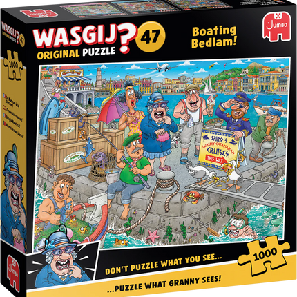 Jumbo Wasgij Original 47 De boot in! Puzzel 1000 stukjes
