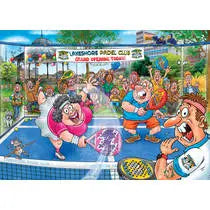 Jumbo Wasgij Original 49 Paniek op de Padelbaan! Puzzel 1000 stukjes