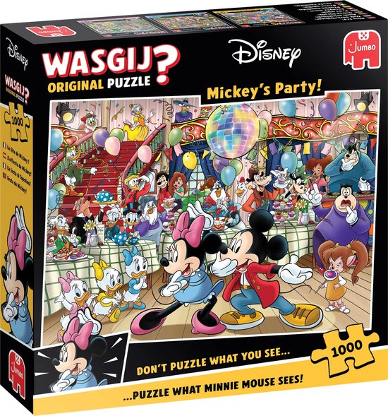 Jumbo Wasgij Original Mickey's Feestje Puzzel 1000 stukjes
