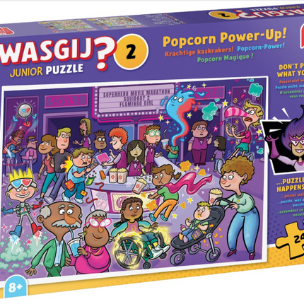 Jumbo Wasgij Puzzel Junior 2 – Krachtige Kaskrakers! 240 Stukjes