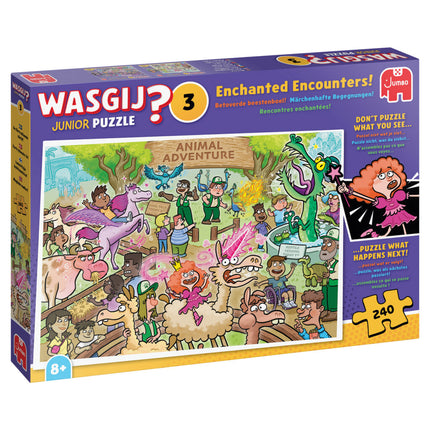 Jumbo Wasgij Puzzel Junior 3 – Betoverde Beestenboel! 240 Stukjes