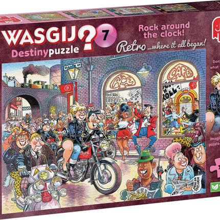 Jumbo Wasgij Retro Destiny 7 Rock around the Clock Puzzel 1000 stukjes