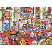 Jumbo Wasgij Retro Mystery 10 Voorjaarsschoonmaak Puzzel 1000 stukjes