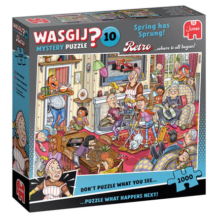 Jumbo Wasgij Retro Mystery 10 Voorjaarsschoonmaak Puzzel 1000 stukjes