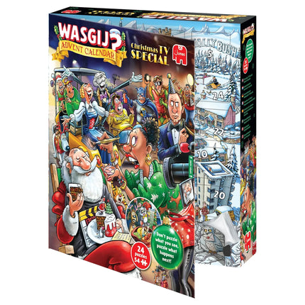Jumbo Xms Wasgij Adventkalender Kerstmis TV-Special! Puzzel 1296 Stukjes