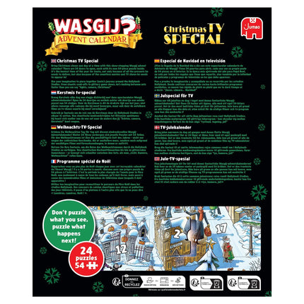 Jumbo Xms Wasgij Adventkalender Kerstmis TV-Special! Puzzel 1296 Stukjes