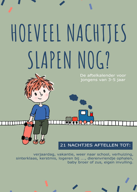 kalenderwinkel 21 Nachtjes aftellen tot...  Scheurkalender