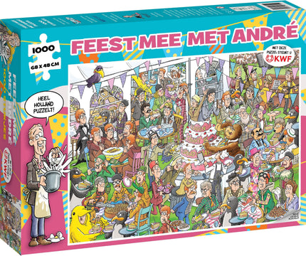 kalenderwinkel André van Duin - Feest mee met André Puzzel 1000 Stukjes
