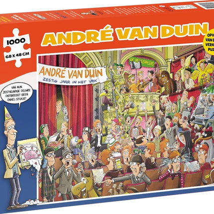 kalenderwinkel Andre van Duin Puzzel 1000 Stukjes 60 jaar