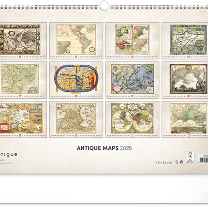 kalenderwinkel Antique Maps Kalender 2025
