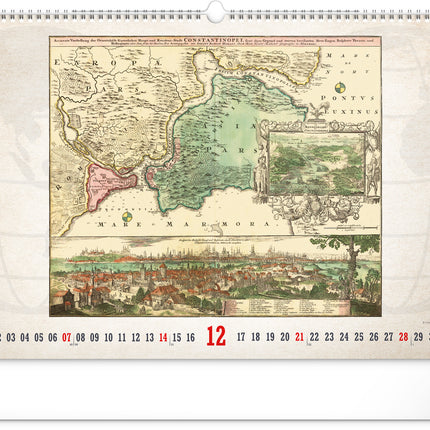 kalenderwinkel Antique Maps Kalender 2025