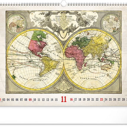 kalenderwinkel Antique Maps Kalender 2025