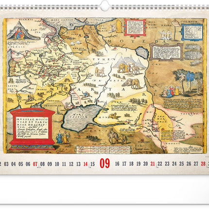 kalenderwinkel Antique Maps Kalender 2025