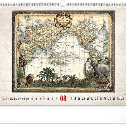 kalenderwinkel Antique Maps Kalender 2025