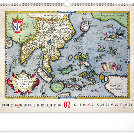 kalenderwinkel Antique Maps Kalender 2025