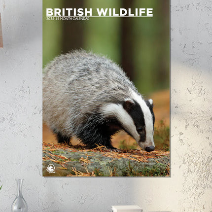 kalenderwinkel British Wildlife A3 Kalender 2025