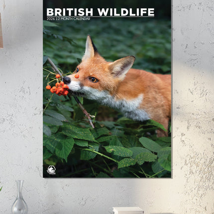 kalenderwinkel British Wildlife A3 Kalender 2026