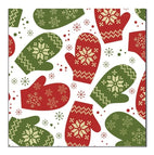 Enveloppe cadeau Gants de No√´l