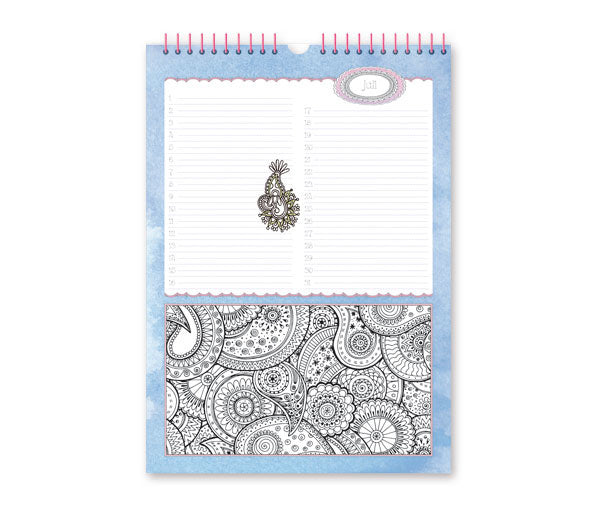 kalenderwinkel Color your days Verjaardagskalender