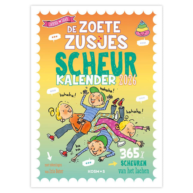 kalenderwinkel De Zoete zusjes moppenscheurkalender 2026
