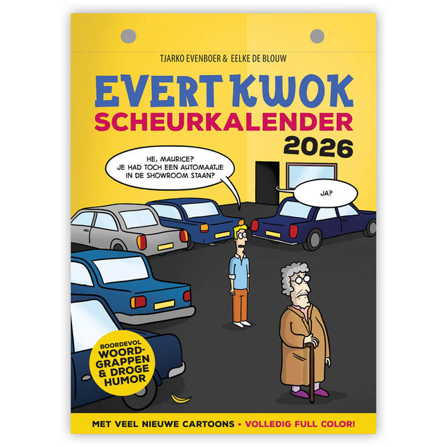 kalenderwinkel Evert Kwok Scheurkalender 2026