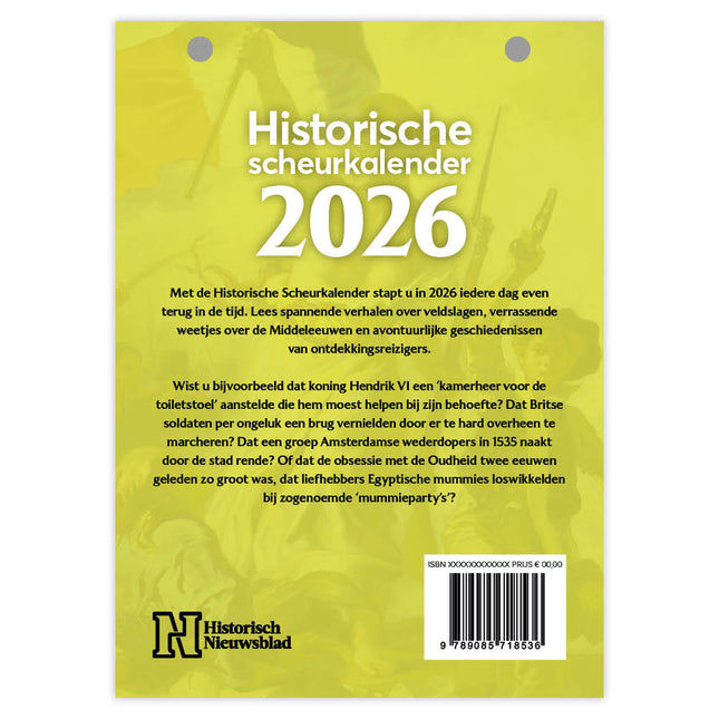 kalenderwinkel Historische Scheurkalender 2026