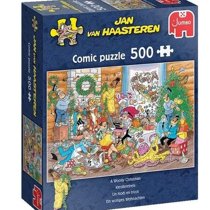 kalenderwinkel Jan van Haasteren - Kerstkriebels Puzzel 500 Stukjes
