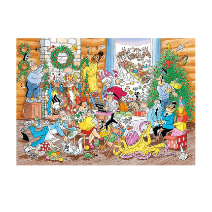 kalenderwinkel Jan van Haasteren - Kerstkriebels Puzzel 500 Stukjes