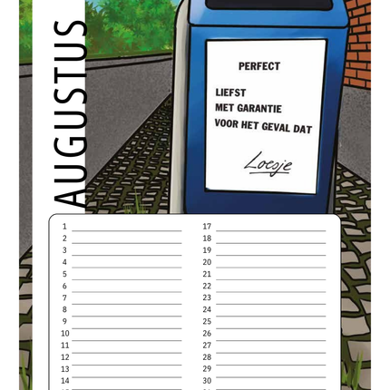 kalenderwinkel Loesje Verjaardagskalender