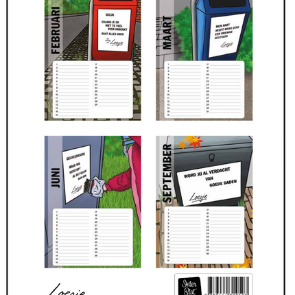 kalenderwinkel Loesje Verjaardagskalender