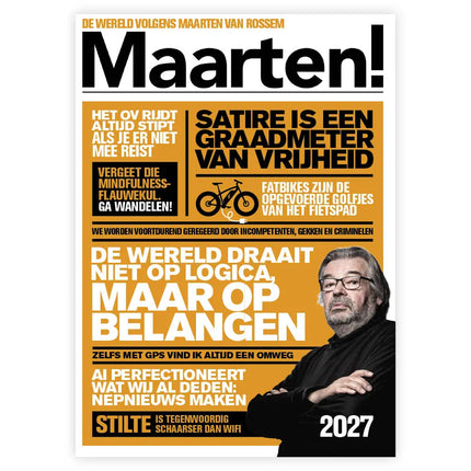 kalenderwinkel Maarten! Scheurkalender 2027