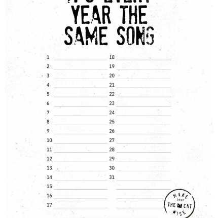 kalenderwinkel Make That the Cat Wise Verjaardagskalender