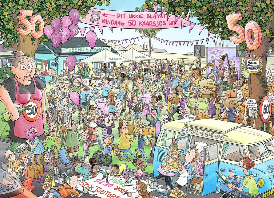 kalenderwinkel Party Puzzel - Hoera! Ik Zie Sarah 1000 stukjes