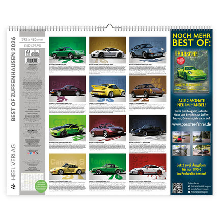 kalenderwinkel Porsche (Best of Zuffenhausen) Kalender 2026