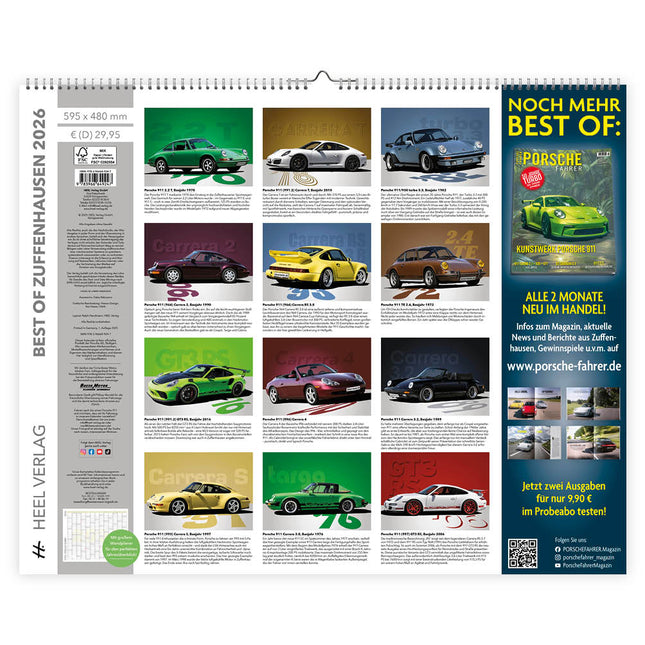 kalenderwinkel Porsche (Best of Zuffenhausen) Kalender 2026