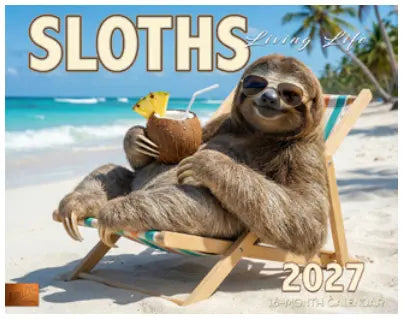 KingCompany Sloths Living Life Kalender 2027