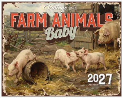 KingCompany Vintage Baby Farm Kalender 2027
